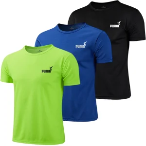 3 Pack Quick Dry Athletic T-Shirt
